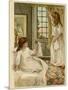 Sisters with Dolls-William St Clair Simmons-Mounted Art Print