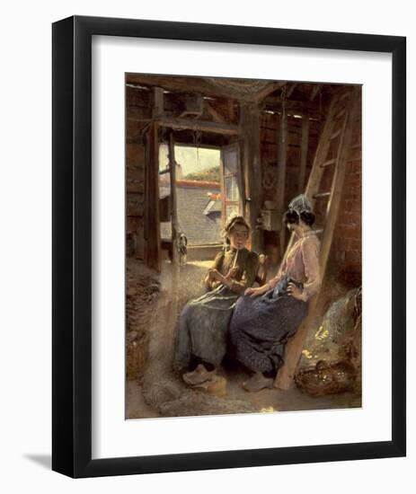 Sisters-Konstantin Makovski-Framed Art Print