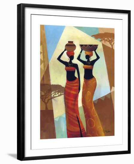 Sisters-Keith Mallett-Framed Giclee Print