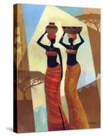 Sisters-Keith Mallett-Stretched Canvas