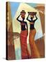 Sisters-Keith Mallett-Stretched Canvas