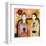 Sisters-Mercedes Lagunas-Framed Art Print