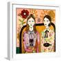 Sisters-Mercedes Lagunas-Framed Art Print