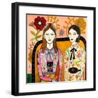 Sisters-Mercedes Lagunas-Framed Giclee Print