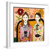 Sisters-Mercedes Lagunas-Framed Giclee Print