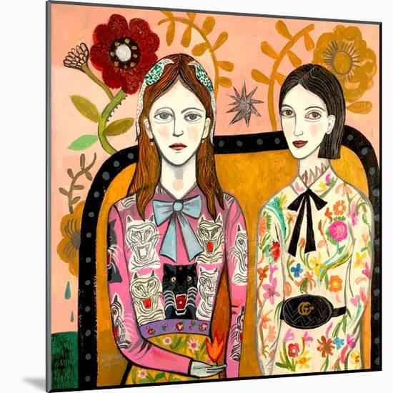 Sisters-Mercedes Lagunas-Mounted Giclee Print