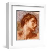 Sistine Chapel-Adam-Michelangelo Buonarroti-Framed Art Print