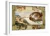 Sistine Chapel Ceiling (1508-12): Creation of Adam, 1510 (post-restoration)-Michelangelo Buonarroti-Framed Giclee Print