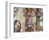 Sistine Chapel Ceiling (1508-12): the Creation of Eve, 1510 (Post Restoration)-Michelangelo Buonarroti-Framed Giclee Print