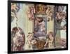 Sistine Chapel Ceiling (1508-12): the Creation of Eve, 1510 (Post Restoration)-Michelangelo Buonarroti-Framed Giclee Print