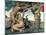 Sistine Chapel Ceiling (1508-12): the Fall of Man, 1510 (Post Restoration)-Michelangelo Buonarroti-Mounted Giclee Print