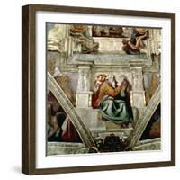 Sistine Chapel Ceiling, 1508-12-Michelangelo Buonarroti-Framed Giclee Print