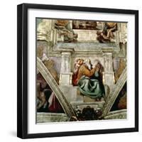 Sistine Chapel Ceiling, 1508-12-Michelangelo Buonarroti-Framed Giclee Print