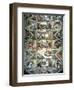 Sistine Chapel Ceiling and Lunettes, 1508-12-Michelangelo Buonarroti-Framed Premium Giclee Print