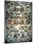 Sistine Chapel Ceiling and Lunettes, 1508-12-Michelangelo Buonarroti-Mounted Premium Giclee Print