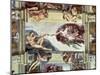 Sistine Chapel Ceiling, Creation of Adam, 1510-Michelangelo Buonarroti-Mounted Giclee Print