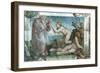 Sistine Chapel Ceiling: Creation of Eve, with Four Ignudi, 1511-Michelangelo Buonarroti-Framed Giclee Print