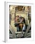 Sistine Chapel Ceiling: Cumaean Sibyl, 1510-Michelangelo Buonarroti-Framed Giclee Print