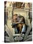 Sistine Chapel Ceiling: Cumaean Sibyl, 1510-Michelangelo Buonarroti-Stretched Canvas