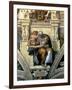 Sistine Chapel Ceiling: Cumaean Sibyl, 1510-Michelangelo Buonarroti-Framed Giclee Print