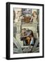 Sistine Chapel Ceiling: Cumaean Sibyl, 1510-Michelangelo Buonarroti-Framed Giclee Print