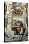 Sistine Chapel Ceiling: Cumaean Sibyl, 1510-Michelangelo Buonarroti-Stretched Canvas