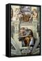 Sistine Chapel Ceiling: Cumaean Sibyl, 1510-Michelangelo Buonarroti-Framed Stretched Canvas