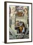 Sistine Chapel Ceiling: Cumaean Sibyl, 1510-Michelangelo Buonarroti-Framed Giclee Print