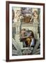 Sistine Chapel Ceiling: Cumaean Sibyl, 1510-Michelangelo Buonarroti-Framed Giclee Print