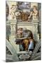 Sistine Chapel Ceiling: Cumaean Sibyl, 1510-Michelangelo Buonarroti-Mounted Giclee Print