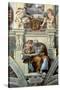 Sistine Chapel Ceiling: Cumaean Sibyl, 1510-Michelangelo Buonarroti-Stretched Canvas