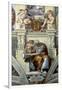 Sistine Chapel Ceiling: Cumaean Sibyl, 1510-Michelangelo Buonarroti-Framed Giclee Print