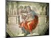 Sistine Chapel Ceiling: Delphic Sibyl-Michelangelo Buonarroti-Mounted Premium Giclee Print