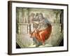 Sistine Chapel Ceiling: Delphic Sibyl-Michelangelo Buonarroti-Framed Giclee Print