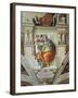 Sistine Chapel Ceiling, Delphic Sibyl-Michelangelo Buonarroti-Framed Art Print