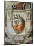 Sistine Chapel Ceiling, Delphic Sibyl-Michelangelo Buonarroti-Mounted Art Print
