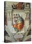 Sistine Chapel Ceiling, Delphic Sibyl-Michelangelo Buonarroti-Stretched Canvas