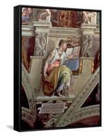 Sistine Chapel Ceiling: Eritrean Sibyl, 1510-Michelangelo Buonarroti-Framed Stretched Canvas