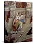 Sistine Chapel Ceiling: Eritrean Sibyl, 1510-Michelangelo Buonarroti-Stretched Canvas