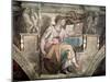 Sistine Chapel Ceiling: Erythraean Sibyl, 1508-12-Michelangelo Buonarroti-Mounted Giclee Print