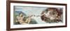 Sistine Chapel Ceiling, God to uches Adam with His Finger-Michelangelo Buonarroti-Framed Premium Giclee Print