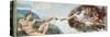 Sistine Chapel Ceiling, God to uches Adam with His Finger-Michelangelo Buonarroti-Stretched Canvas