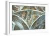 Sistine Chapel Ceiling: Haman (Spandrel) (Pre Restoration)-Michelangelo Buonarroti-Framed Giclee Print