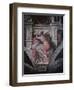 Sistine Chapel Ceiling: Libyan Sibyl, C.1508-10 (Fresco)-Michelangelo Buonarroti-Framed Premium Giclee Print