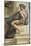 Sistine Chapel Ceiling, Male Nude-Michelangelo Buonarroti-Mounted Art Print