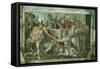 Sistine Chapel Ceiling: Noah after the Flood (Pre Restoration)-Michelangelo Buonarroti-Framed Stretched Canvas