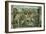 Sistine Chapel Ceiling: Noah after the Flood (Pre Restoration)-Michelangelo Buonarroti-Framed Giclee Print