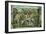 Sistine Chapel Ceiling: Noah after the Flood (Pre Restoration)-Michelangelo Buonarroti-Framed Giclee Print