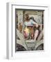 Sistine Chapel Ceiling, Prophet Daniel-Michelangelo Buonarroti-Framed Art Print