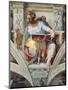 Sistine Chapel Ceiling, Prophet Daniel-Michelangelo Buonarroti-Mounted Art Print